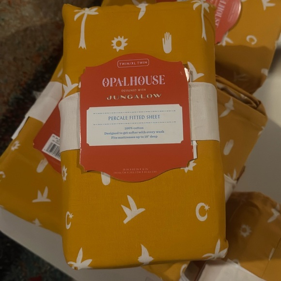 Opalhouse Other - Opalhouse Yellow Fitted Sheet Only